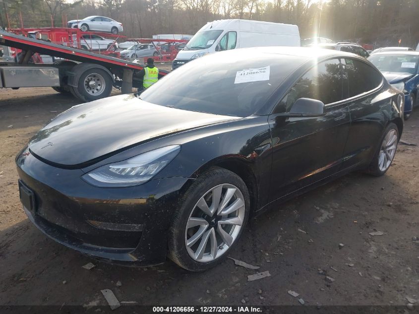 2020 Tesla Model 3 Standard Range Plus Rear-Wheel Drive/Standard Range Rear-Wheel Drive VIN: 5YJ3E1EA2LF599219 Lot: 41206656