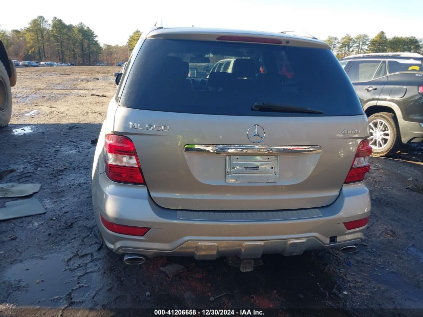 2009 Mercedes-Benz Ml 550 4Matic VIN: 4JGBB72E59A505071 Lot: 41206658