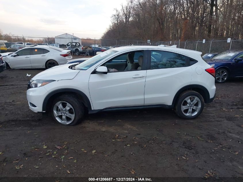 2018 Honda Hr-V Lx VIN: 3CZRU6H38JM724590 Lot: 41206687