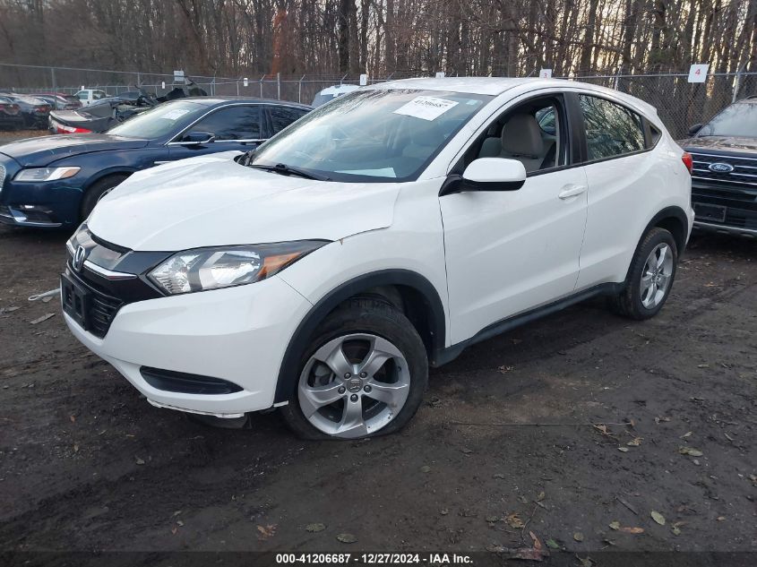 2018 Honda Hr-V Lx VIN: 3CZRU6H38JM724590 Lot: 41206687