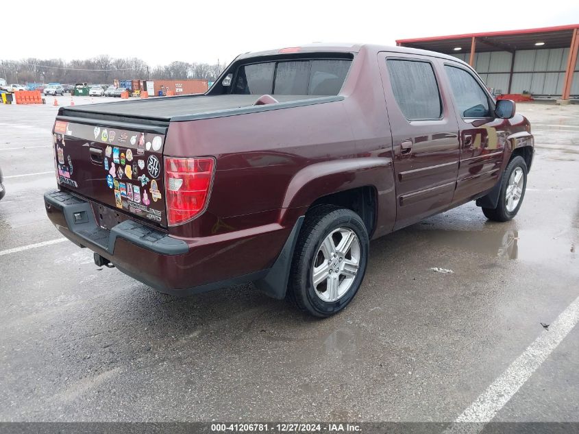 2009 Honda Ridgeline Rtl VIN: 5FPYK16529B100032 Lot: 41206781