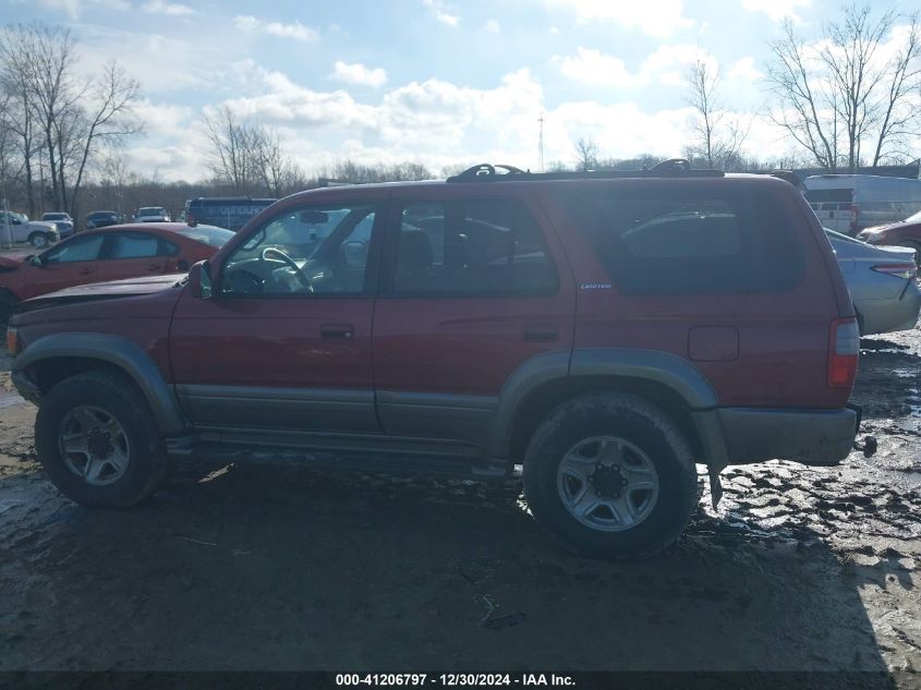 2000 Toyota 4Runner Limited V6 VIN: JT3HN87R5Y0297144 Lot: 41206797