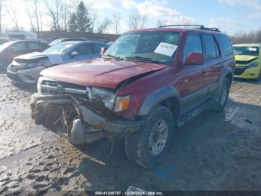 2000 Toyota 4Runner Limited V6 VIN: JT3HN87R5Y0297144 Lot: 41206797