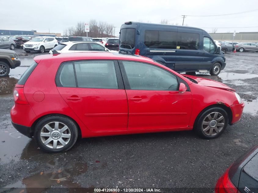 2009 Volkswagen Rabbit VIN: WVWDB71K99W107000 Lot: 41206903