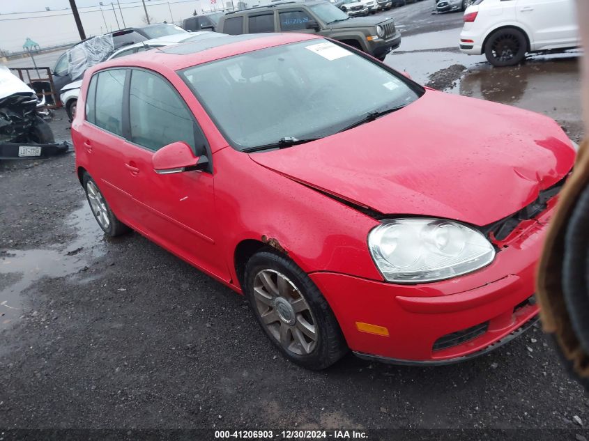 2009 Volkswagen Rabbit VIN: WVWDB71K99W107000 Lot: 41206903