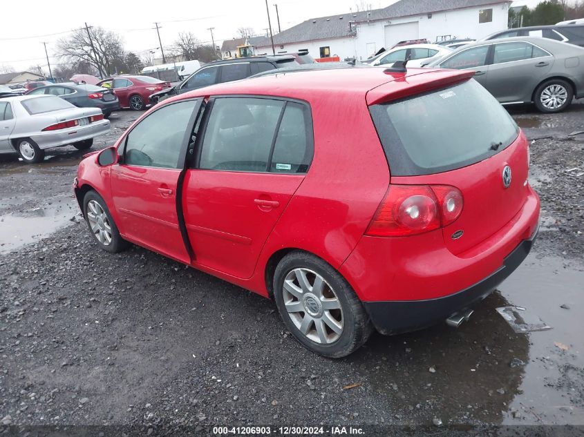 2009 Volkswagen Rabbit VIN: WVWDB71K99W107000 Lot: 41206903