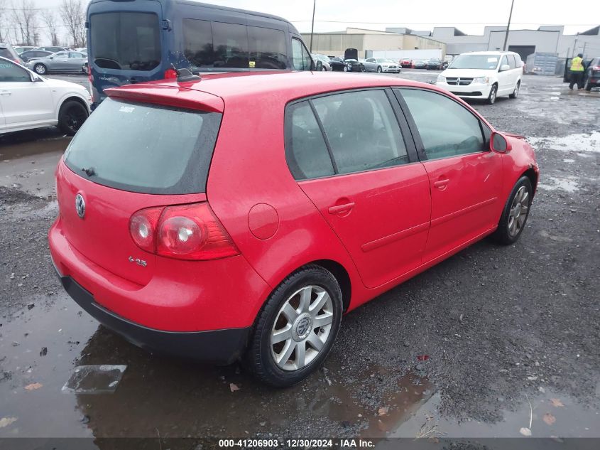 2009 Volkswagen Rabbit VIN: WVWDB71K99W107000 Lot: 41206903