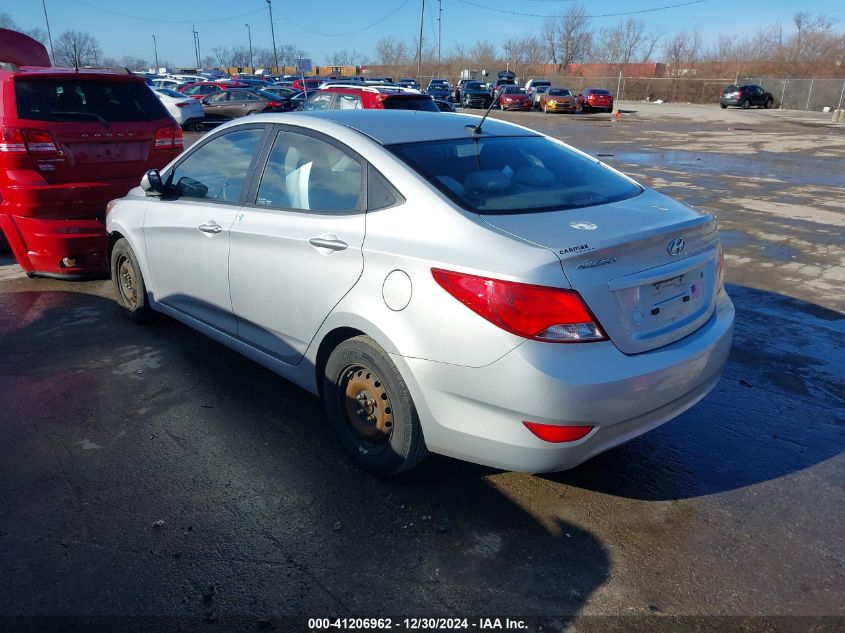 2015 Hyundai Accent Gls VIN: KMHCT4AE4FU890425 Lot: 41206962