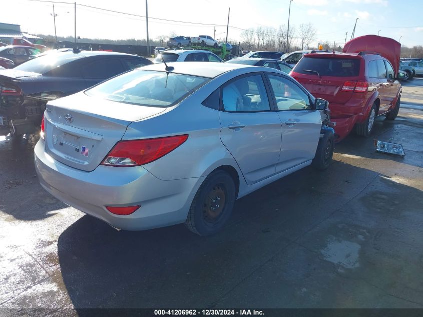 2015 Hyundai Accent Gls VIN: KMHCT4AE4FU890425 Lot: 41206962