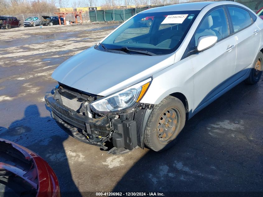 2015 Hyundai Accent Gls VIN: KMHCT4AE4FU890425 Lot: 41206962