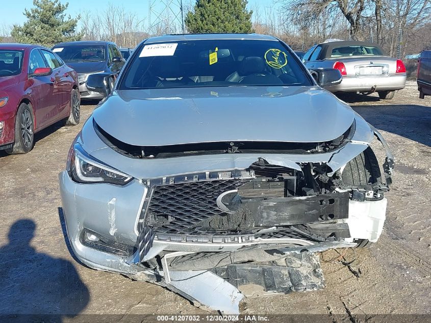 2018 Infiniti Q60 3.0T Luxe VIN: JN1EV7EK0JM342586 Lot: 41207032