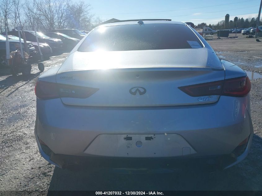 2018 Infiniti Q60 3.0T Luxe VIN: JN1EV7EK0JM342586 Lot: 41207032