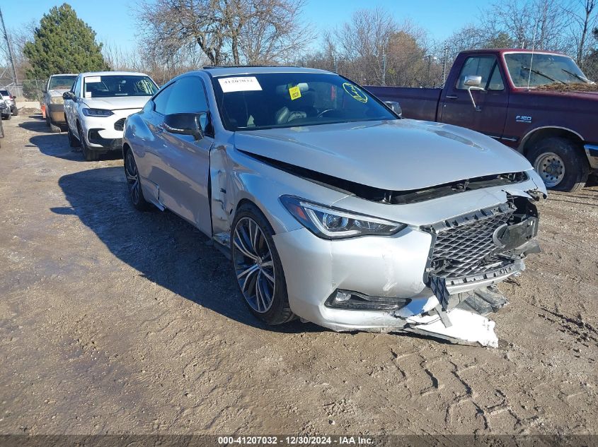 2018 Infiniti Q60 3.0T Luxe VIN: JN1EV7EK0JM342586 Lot: 41207032