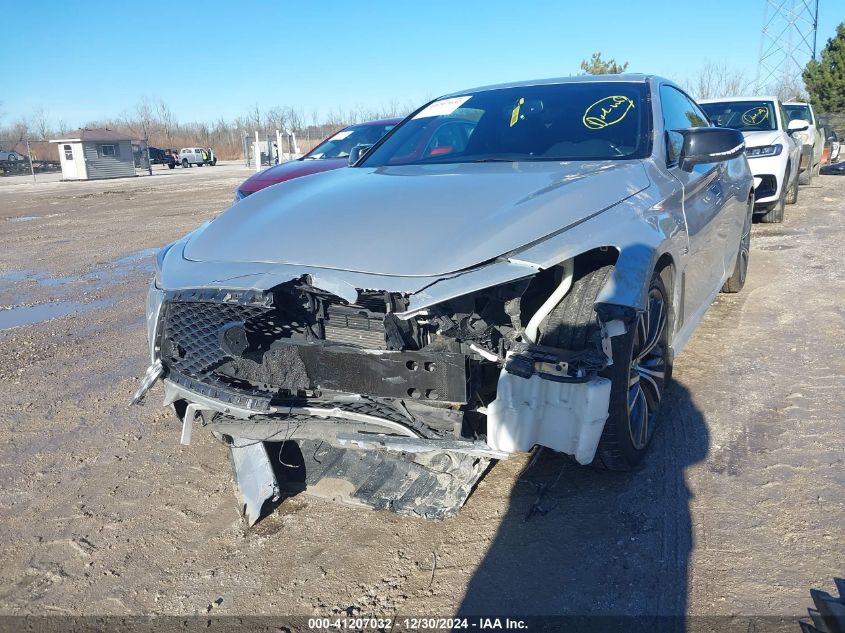 2018 Infiniti Q60 3.0T Luxe VIN: JN1EV7EK0JM342586 Lot: 41207032