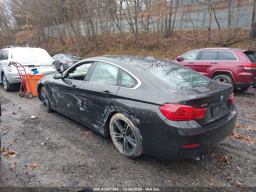 2018 BMW 430I Gran Coupe xDrive VIN: WBA4J3C58JBG96572 Lot: 41207065