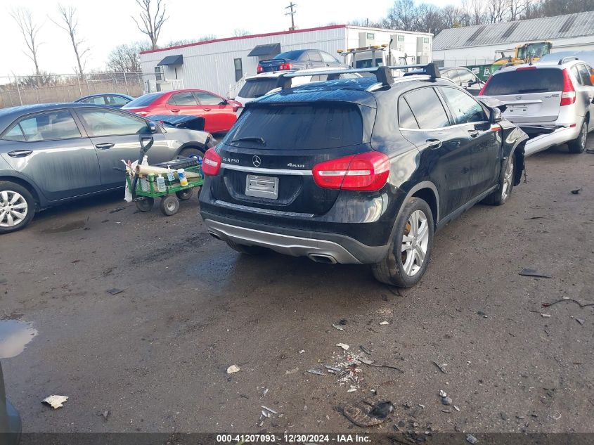 2016 Mercedes-Benz Gla 250 4Matic VIN: WDCTG4GB7GJ250230 Lot: 41207093