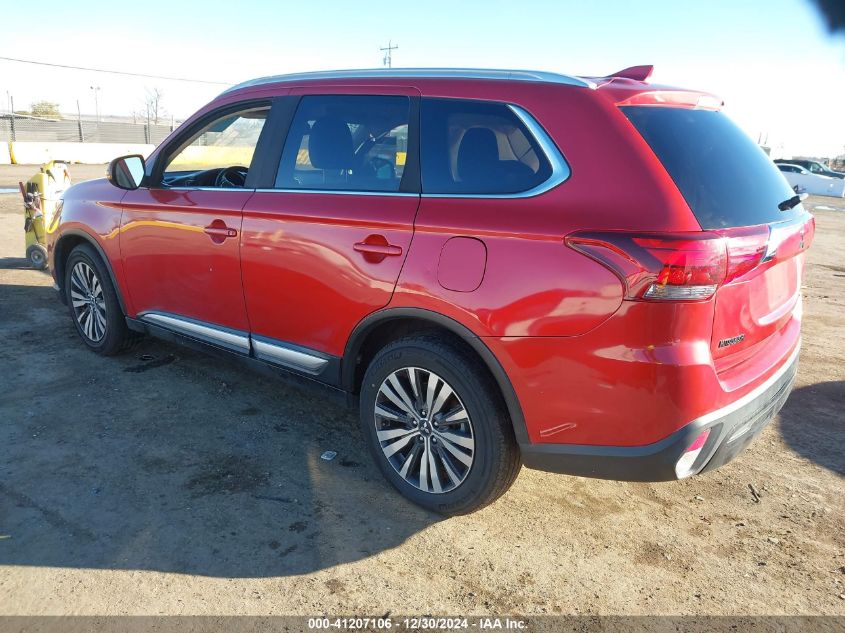 2019 Mitsubishi Outlander Se/Sel/Le VIN: JA4AD3A33KZ014762 Lot: 41207106