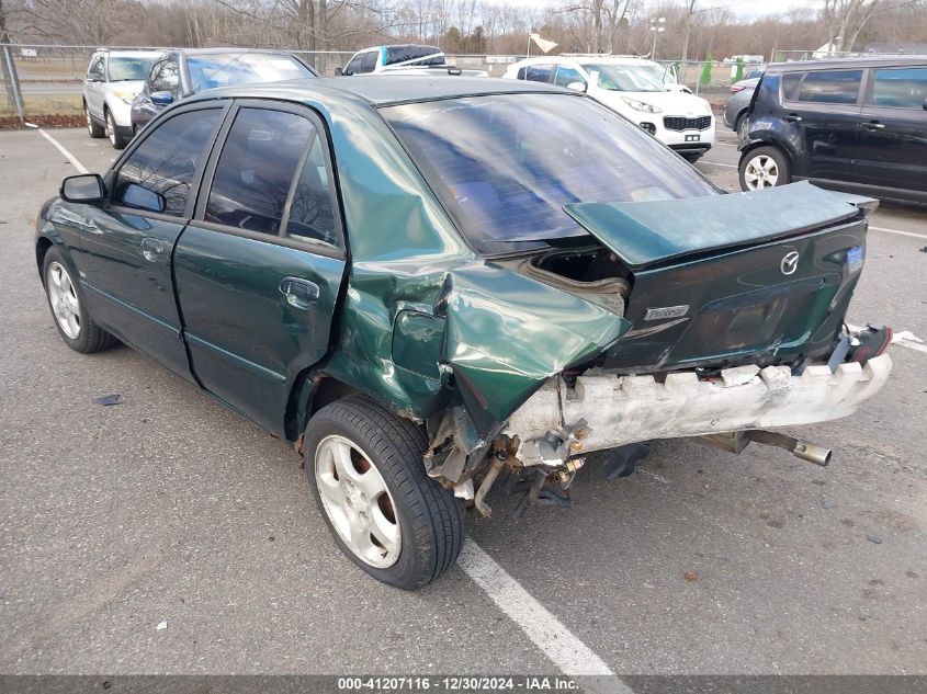 2000 Mazda Protege Es VIN: JM1BJ2231Y0263683 Lot: 41207116