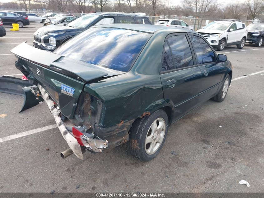 2000 Mazda Protege Es VIN: JM1BJ2231Y0263683 Lot: 41207116