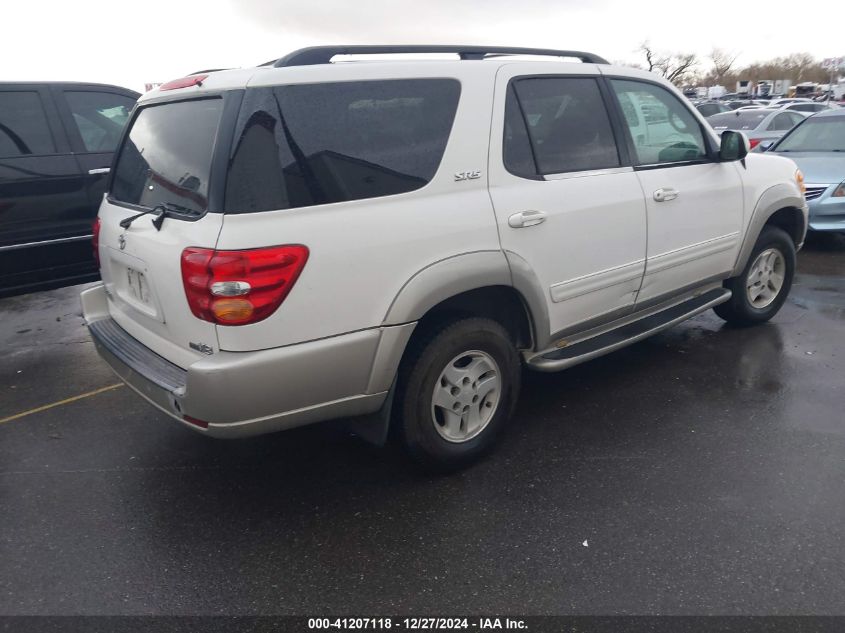 2002 Toyota Sequoia Sr5 V8 VIN: 5TDZT34AX2S092334 Lot: 41207118