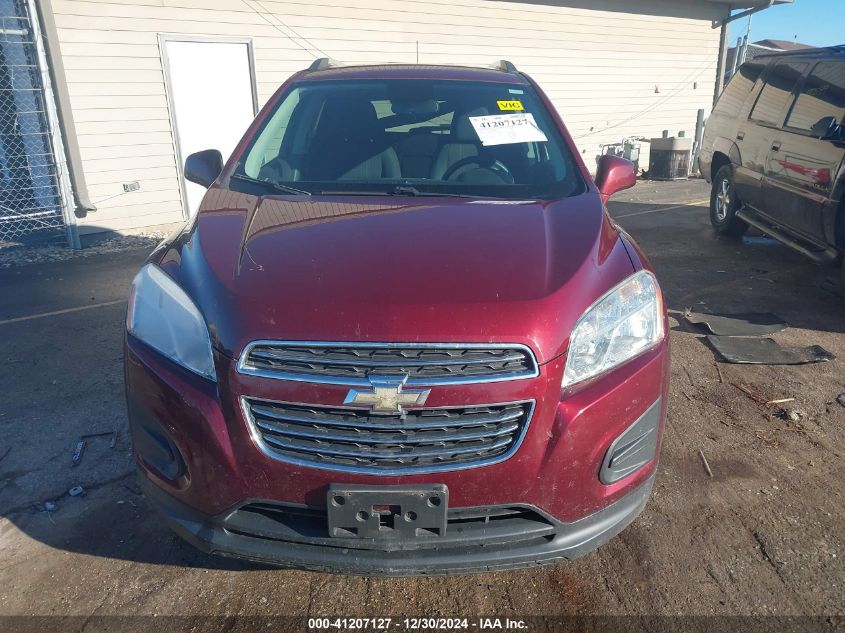 2016 Chevrolet Trax Lt VIN: 3GNCJLSB8GL201501 Lot: 41207127