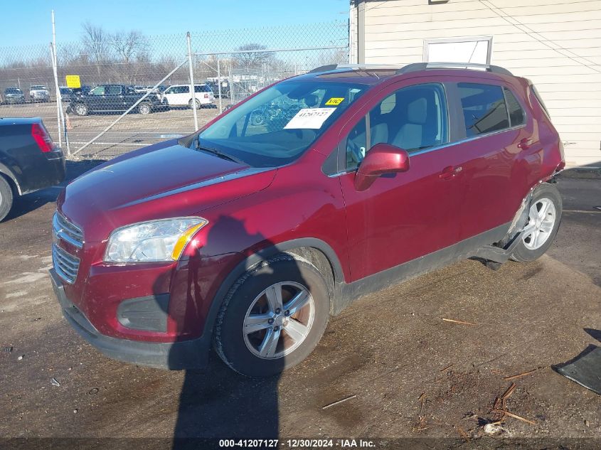 2016 Chevrolet Trax Lt VIN: 3GNCJLSB8GL201501 Lot: 41207127