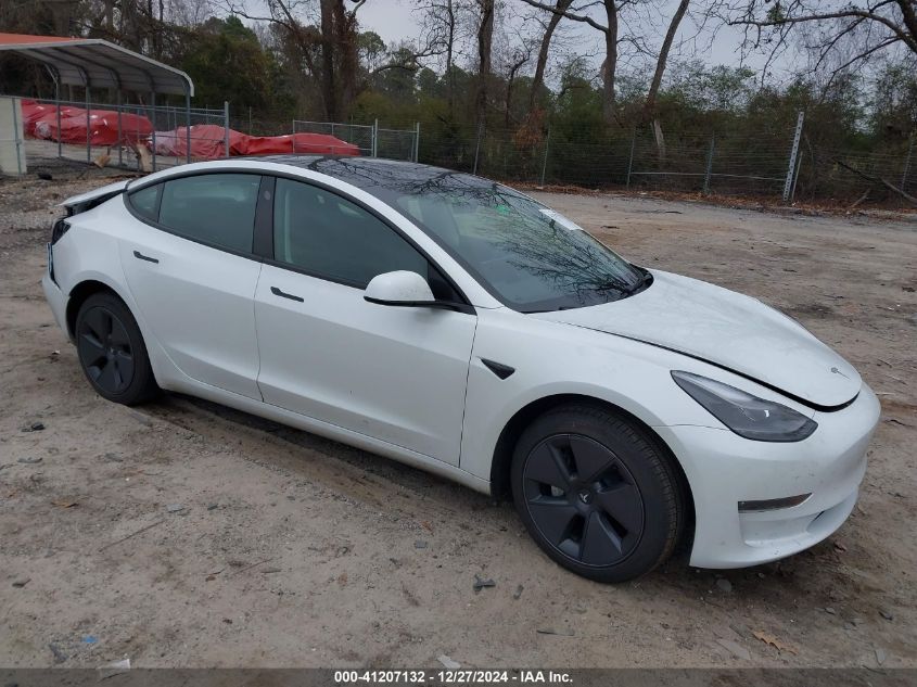 2023 Tesla Model 3 Long Range Dual Motor All-Wheel Drive VIN: 5YJ3E1EB9PF393622 Lot: 41207132