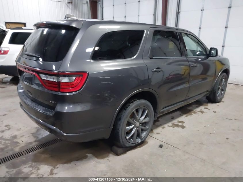 2018 Dodge Durango Gt Awd VIN: 1C4RDJDG0JC171906 Lot: 41207156