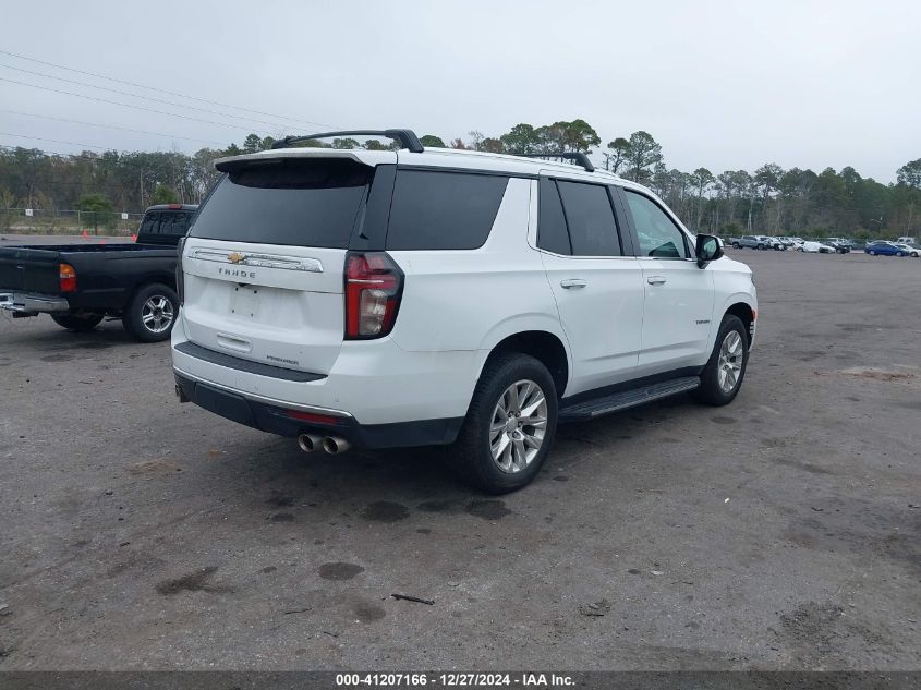 2021 Chevrolet Tahoe 4Wd Premier VIN: 1GNSKSKD7MR244672 Lot: 41207166