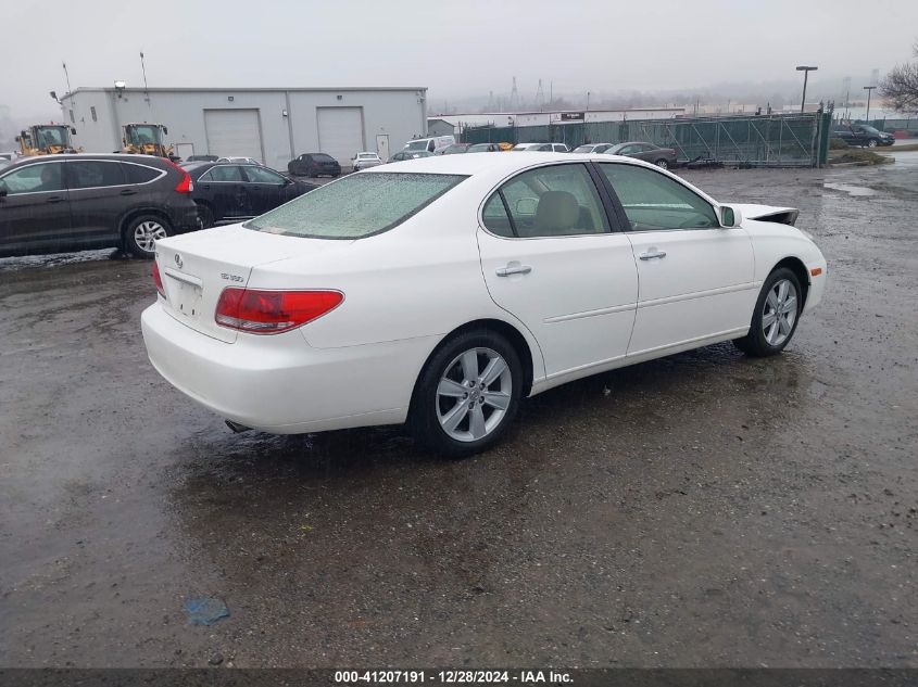 2005 Lexus Es 330 VIN: JTHBA30G755113196 Lot: 41207191