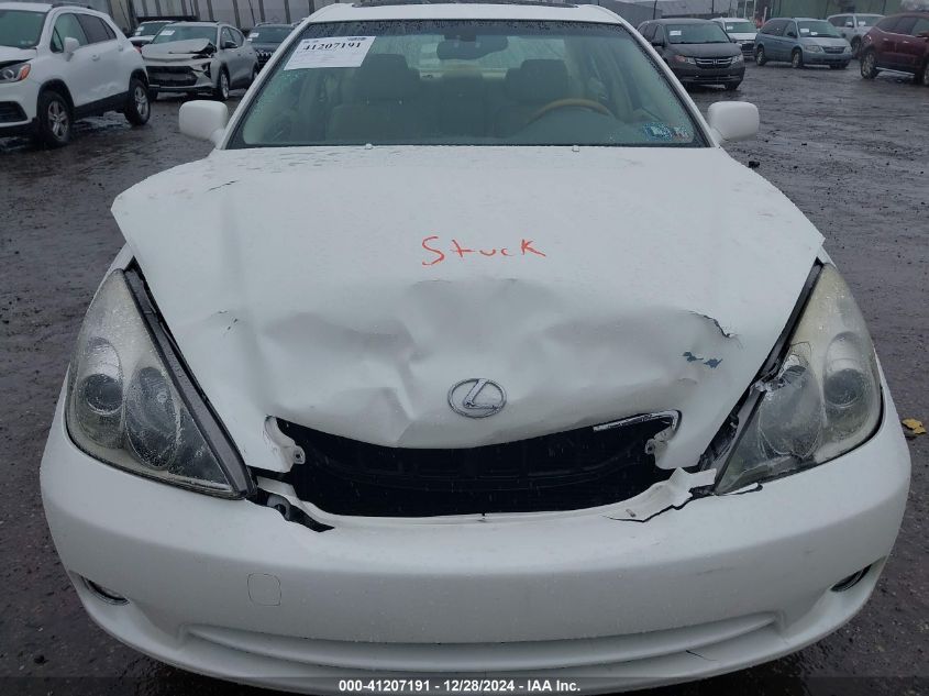 2005 Lexus Es 330 VIN: JTHBA30G755113196 Lot: 41207191