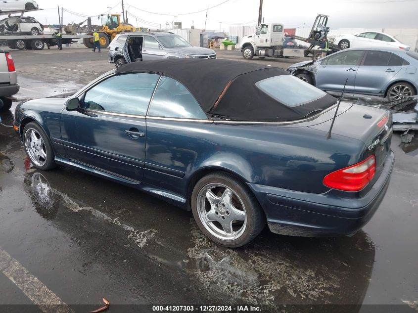 2000 Mercedes-Benz Clk 430 VIN: WDBLK70G6YT035213 Lot: 41207303