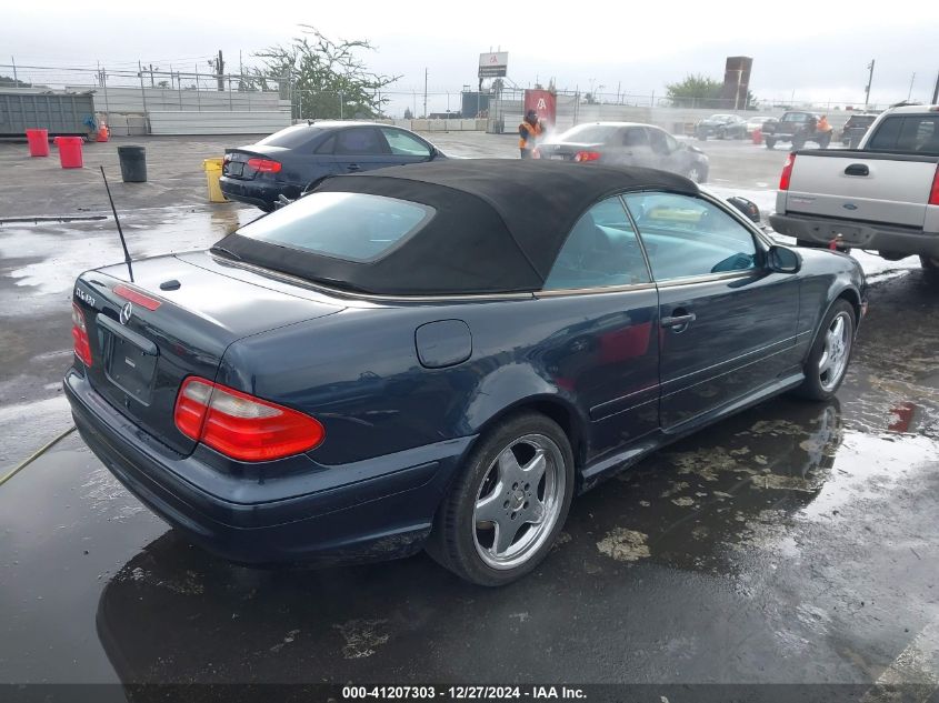 2000 Mercedes-Benz Clk 430 VIN: WDBLK70G6YT035213 Lot: 41207303