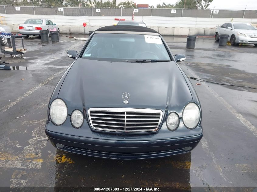 2000 Mercedes-Benz Clk 430 VIN: WDBLK70G6YT035213 Lot: 41207303