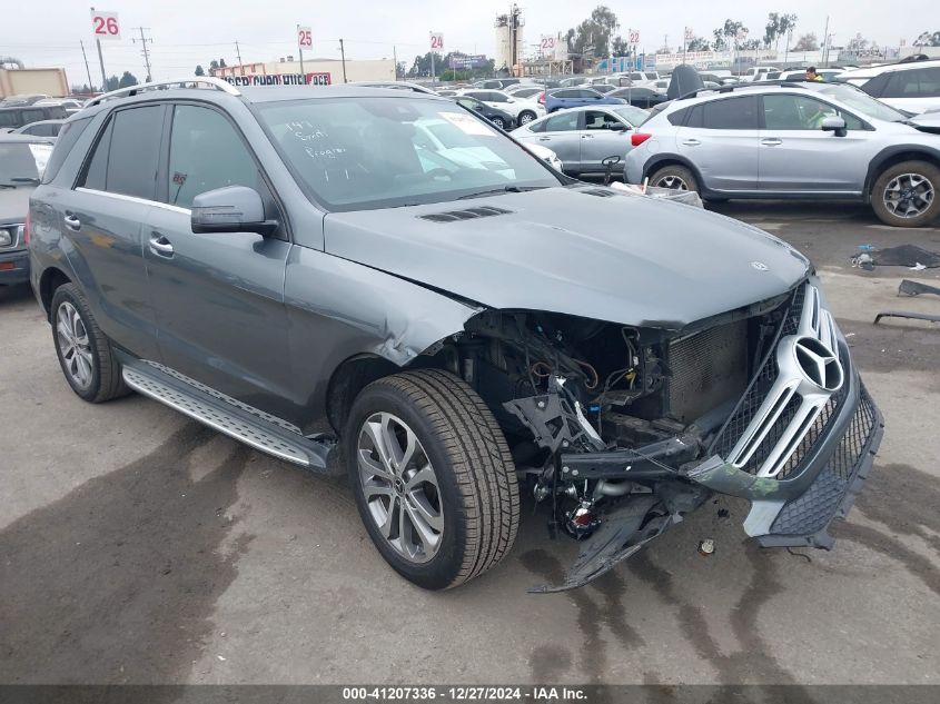 2018 Mercedes-Benz Gle 350 VIN: 4JGDA5JB2JB039640 Lot: 41207336