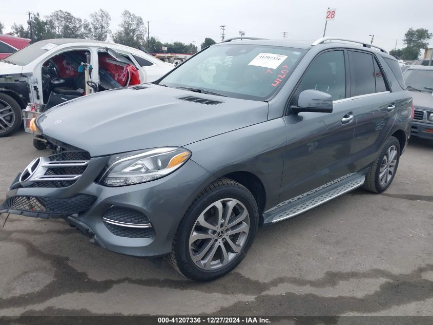 2018 Mercedes-Benz Gle 350 VIN: 4JGDA5JB2JB039640 Lot: 41207336