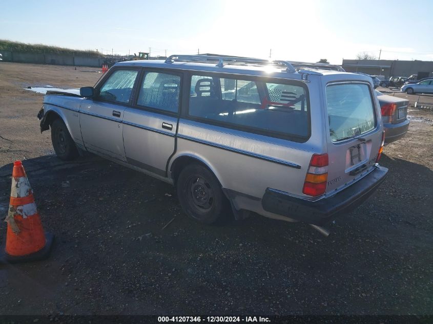 1987 Volvo 245 Dl/Gl VIN: YV1AX885XH1756983 Lot: 41207346