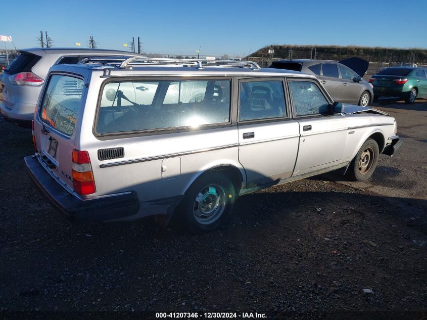 1987 Volvo 245 Dl/Gl VIN: YV1AX885XH1756983 Lot: 41207346