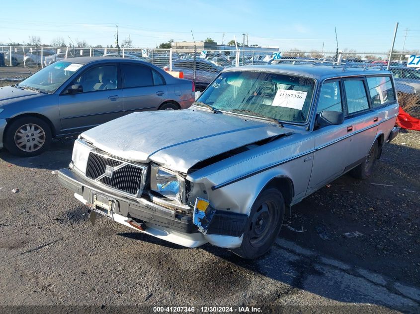 1987 Volvo 245 Dl/Gl VIN: YV1AX885XH1756983 Lot: 41207346