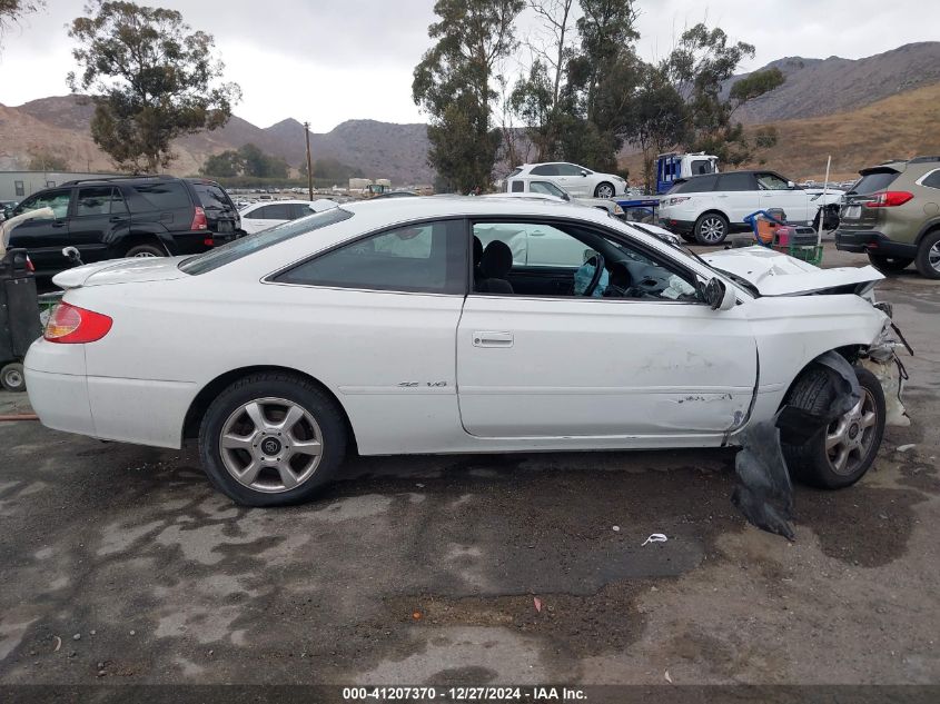 2001 Toyota Camry Solara Se V6 VIN: 2T1CF22PX1C445354 Lot: 41207370