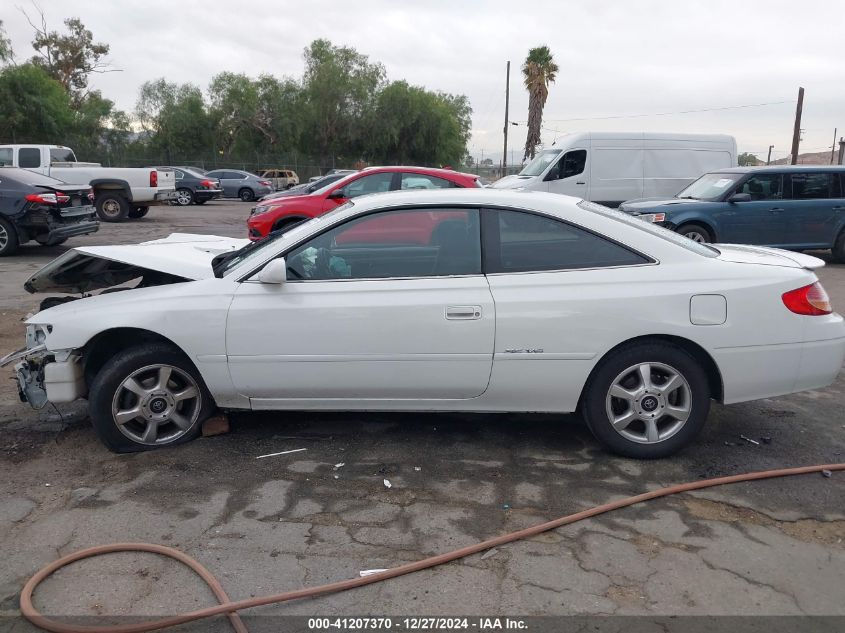 2001 Toyota Camry Solara Se V6 VIN: 2T1CF22PX1C445354 Lot: 41207370