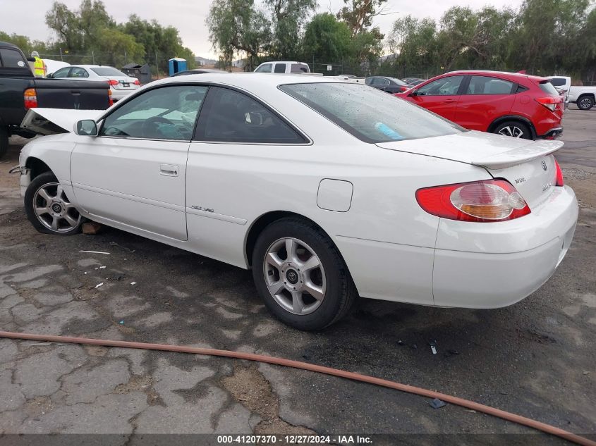 2001 Toyota Camry Solara Se V6 VIN: 2T1CF22PX1C445354 Lot: 41207370