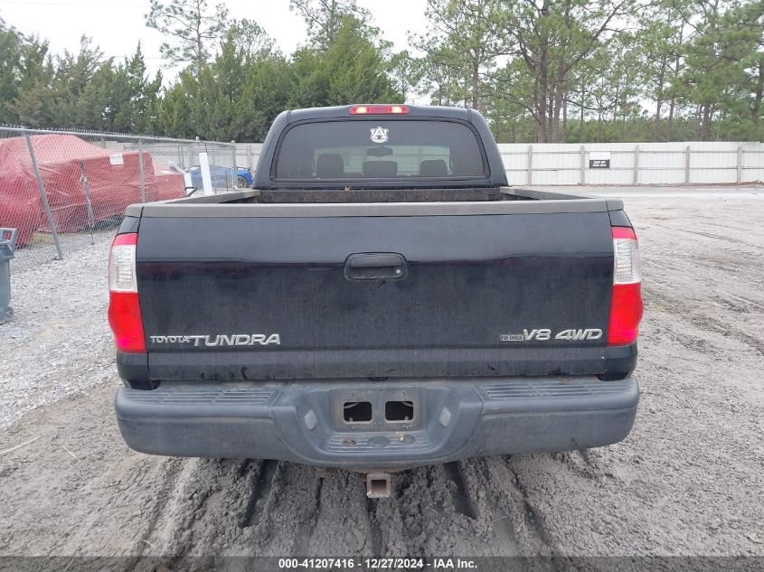 2006 Toyota Tundra Limited V8 VIN: 5TBDT48126S526173 Lot: 41207416