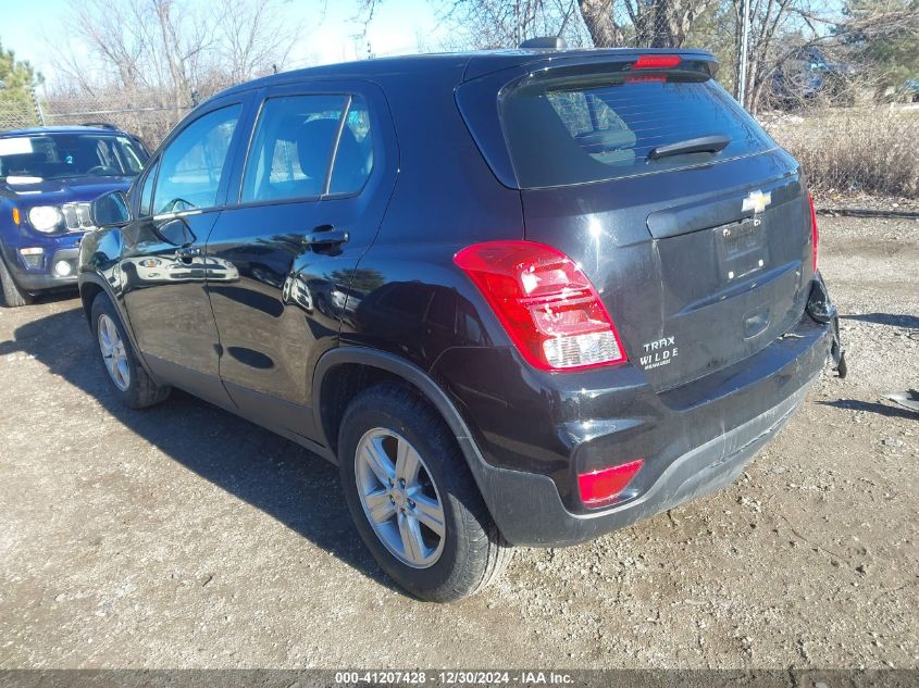 2020 Chevrolet Trax Fwd Ls VIN: KL7CJKSB1LB336699 Lot: 41207428