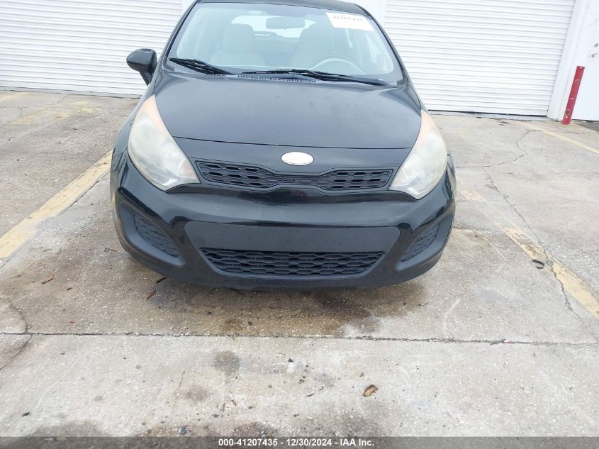 2013 Kia Rio Lx VIN: KNADM5A36D6245588 Lot: 41207435