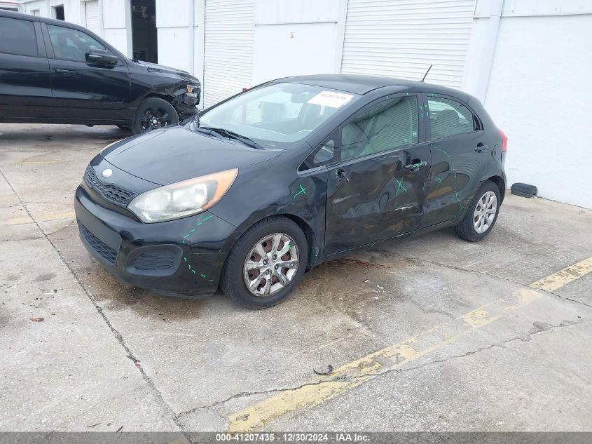 2013 Kia Rio Lx VIN: KNADM5A36D6245588 Lot: 41207435