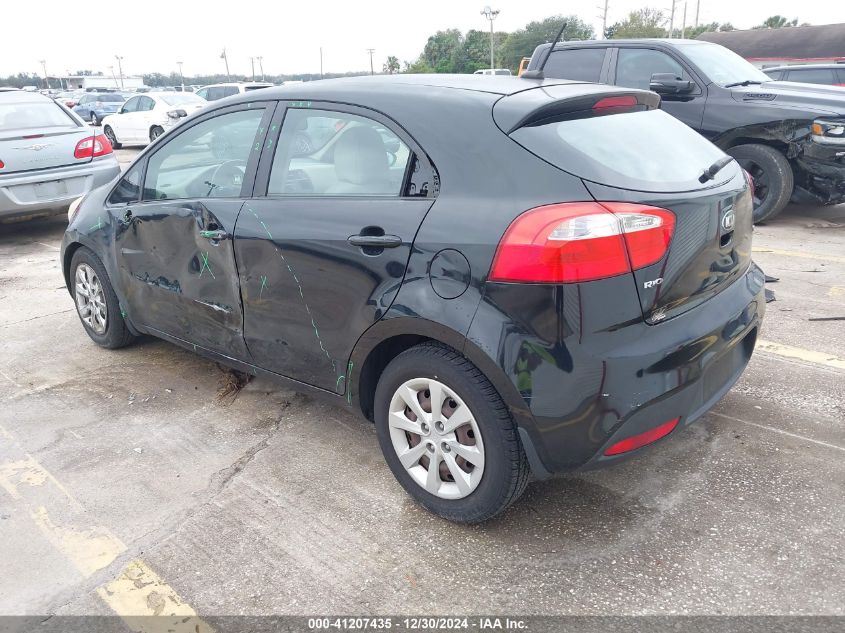 2013 Kia Rio Lx VIN: KNADM5A36D6245588 Lot: 41207435