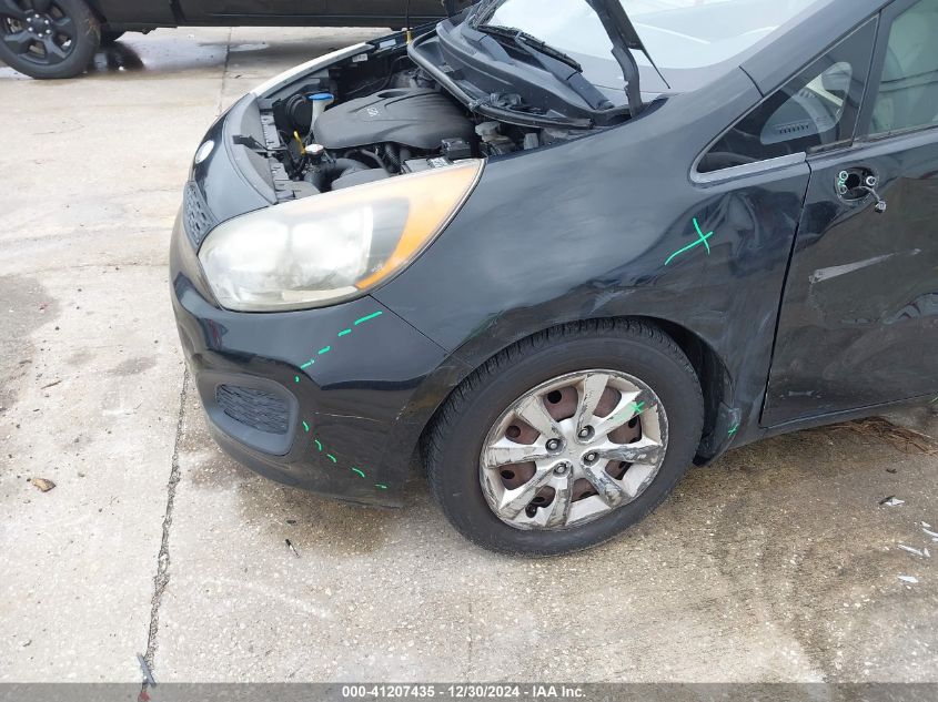 2013 Kia Rio Lx VIN: KNADM5A36D6245588 Lot: 41207435