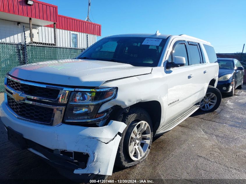 2016 Chevrolet Suburban Lt VIN: 1GNSKHKC4GR248452 Lot: 41207460