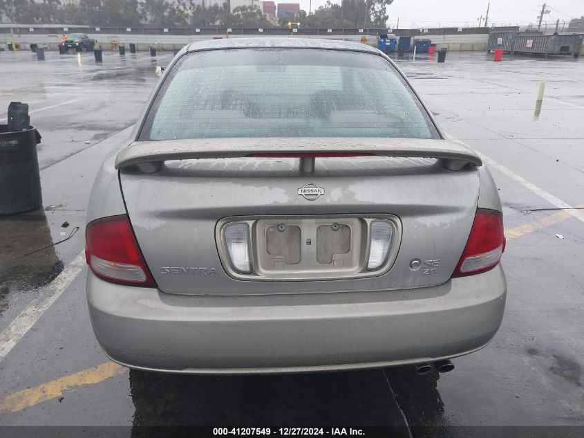 2001 Nissan Sentra Se VIN: 3N1BB51D01L112631 Lot: 41207549